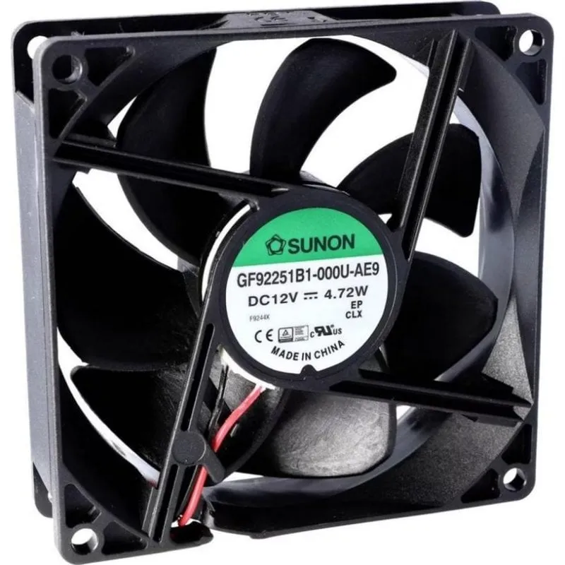 Raffreddamento Aria Sunon 92mm 4500 RPM IP68 Cuscinetto Doppio 24V - immagine 1
