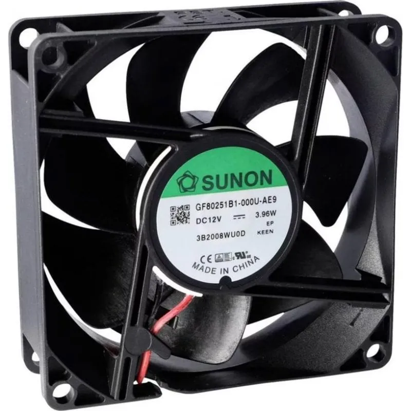 Refrigerazione Aria Sunon 24V 80x25 mm GE80252B2-000U-AE9 IP68 Cuscinetto Doppio - immagine 1