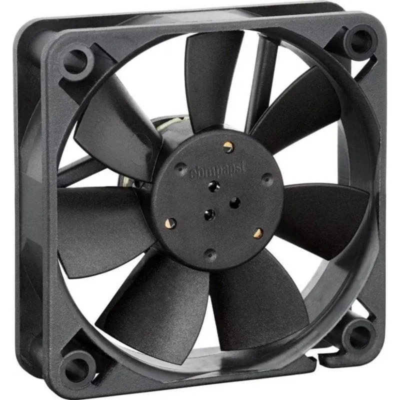 Raffreddamento Aria Papst 60 mm 4000 RPM 27 dB Compatto Nero - immagine 1