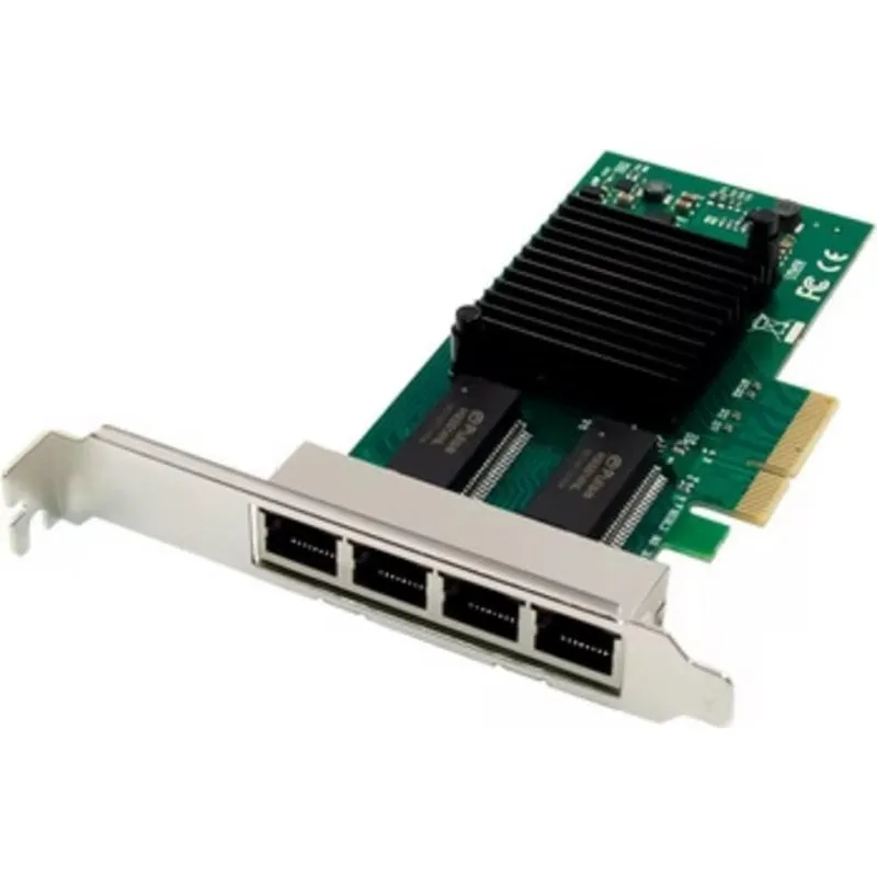 Scheda di Rete Allnet ALL0136v2-4-GB-TX/I350T4 PCIe 1G 4 Porte RJ45 - immagine 1