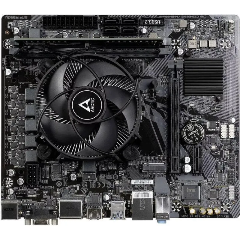 Scheda madre Renkforce CR-AS-00055 Intel H610 LGA 1700 DDR4 Micro ATX USB-A DisplayPort VGA - immagine 1