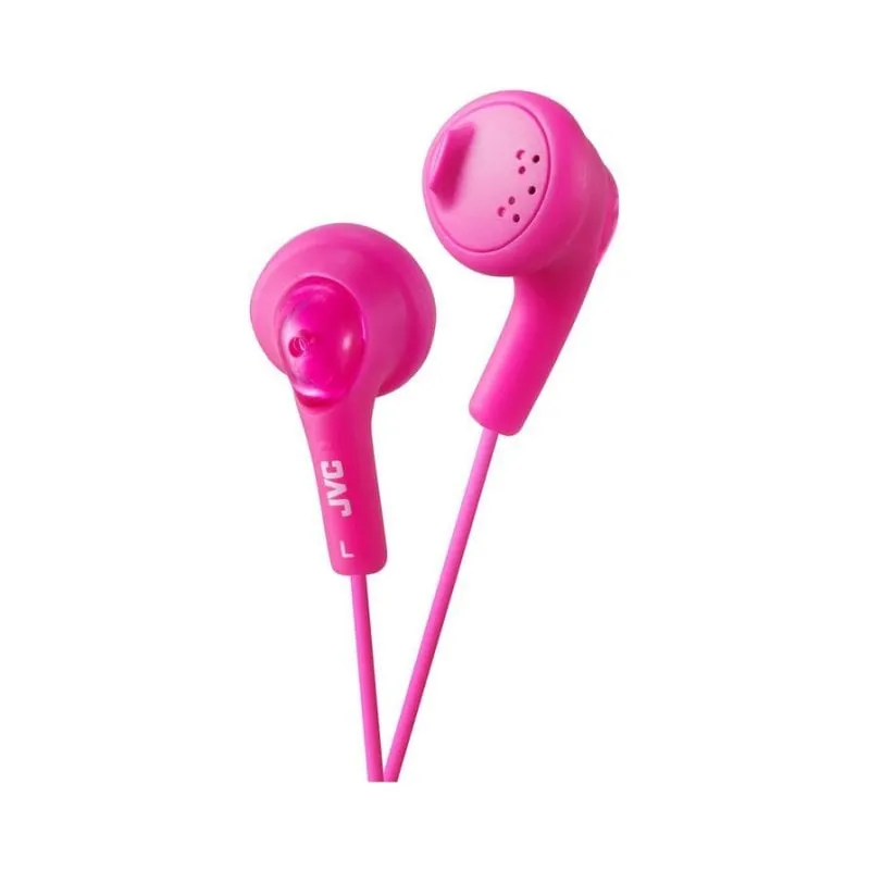 Auricolari JVC HA-F160-P-E con cavo 3,5 mm per musica, colore rosa - immagine 1