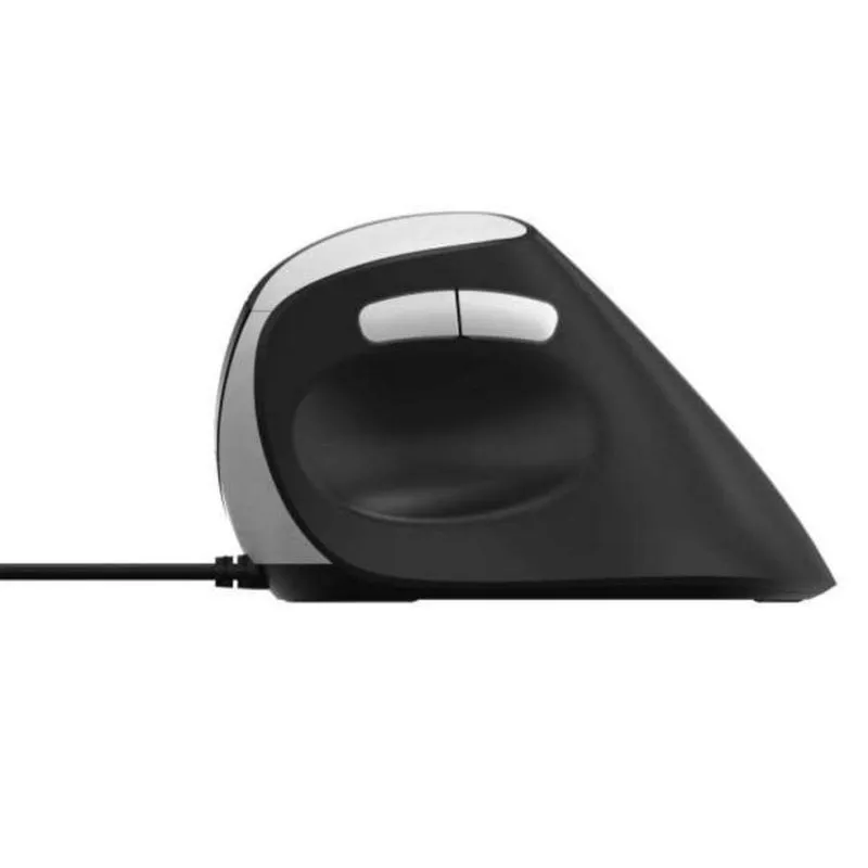 Mouse Rapoo EV200 USB 1600 DPI Nero Argento Destro Con Cavo - immagine 1