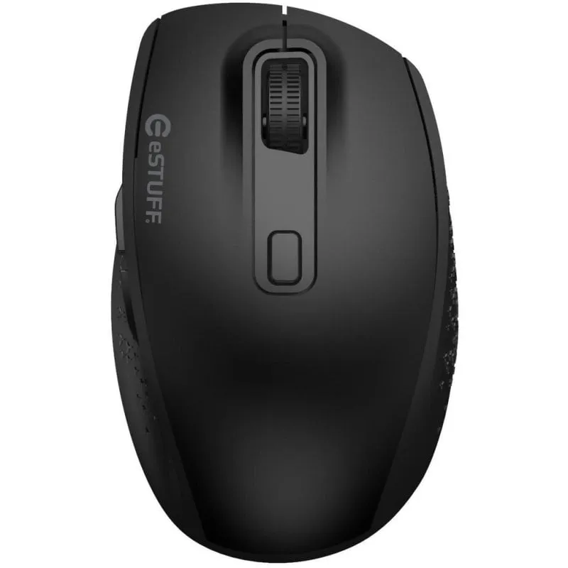Mouse eSTUFF G305 Bluetooth doppia modalità 1800 DPI Nero 6 Pulsanti - immagine 1