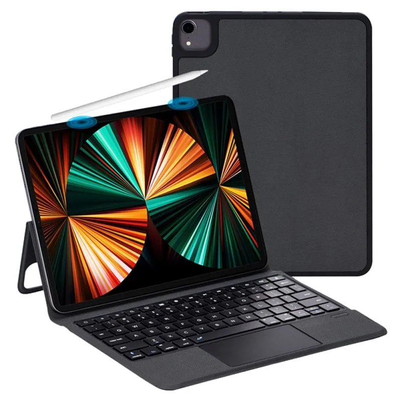 Custodia Royal Bailey J5026 Bluetooth Tastiera iPad Air Pro 11 Nero - immagine 1