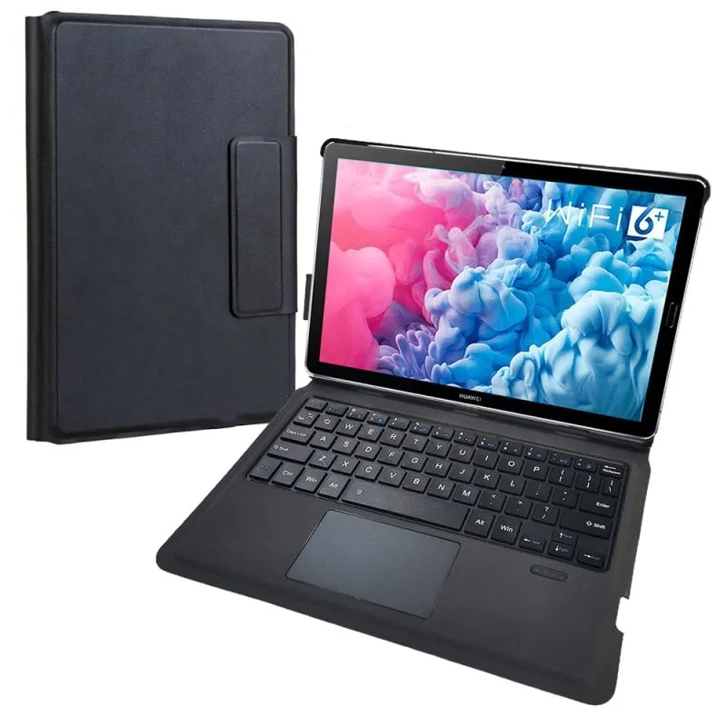 Custodia per tablet Royal Bailey T1062 tastiera Bluetooth Huawei M6 10.8 MatePad 10.8 nera - immagine 1
