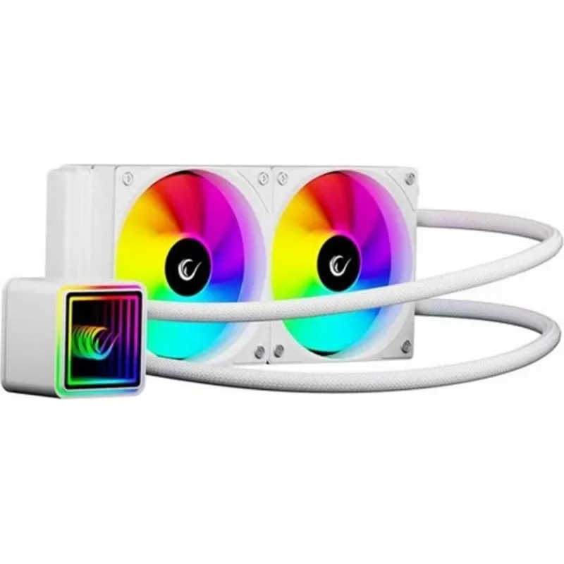 Raffreddamento a liquido Rampage Infinite V240 240mm ARGB 2 ventole Sensore temperatura - immagine 1
