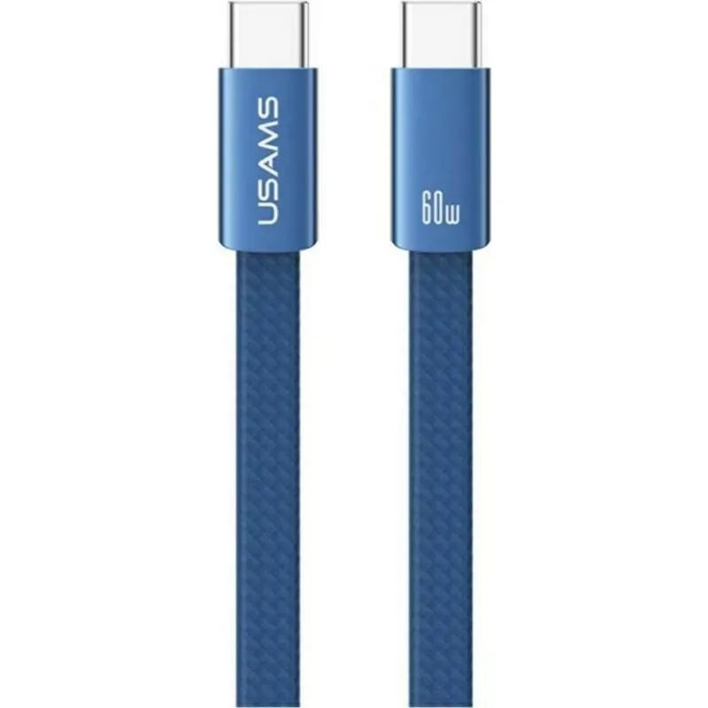 Cavo USB-C Usams SJ783USB01 1,2 m 60 W blu ricarica rapida - immagine 1