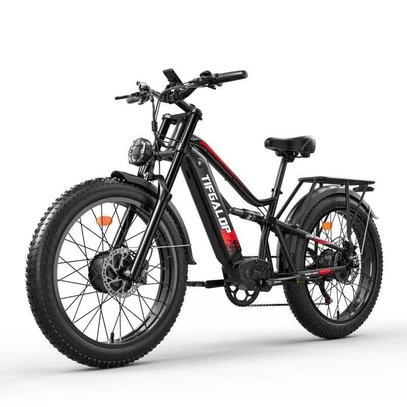 Bicicletta Elettrica Generica ES7PRO-B Doppio Motore 52V 1500W 26" Nero - immagine 1
