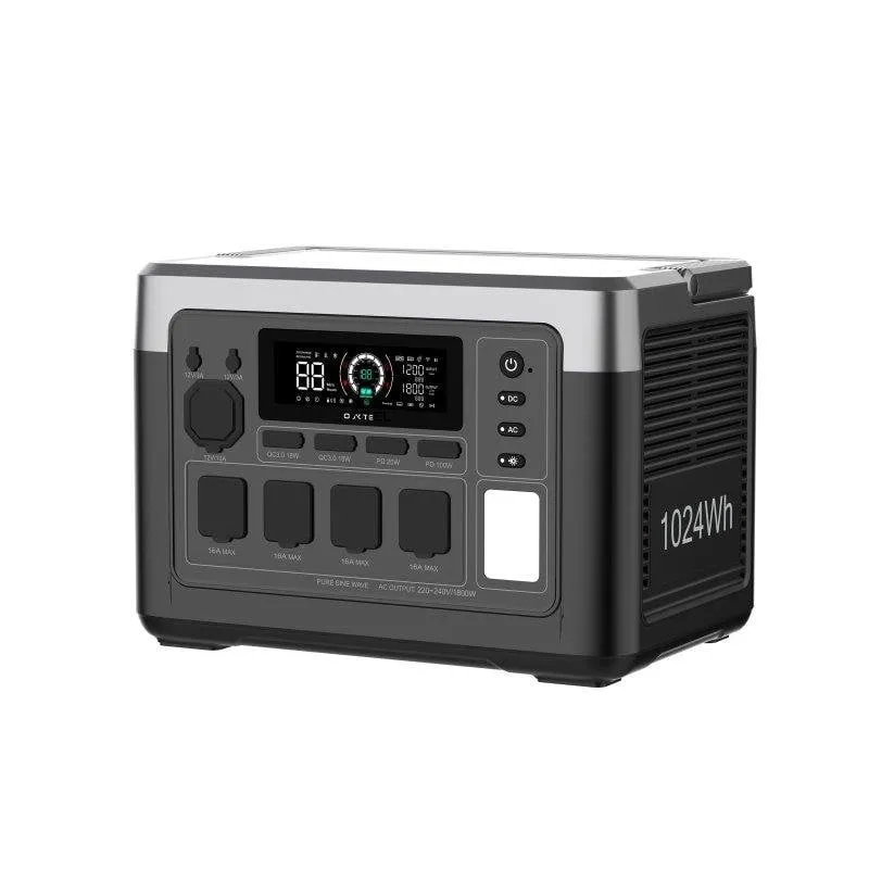 Stazione di energia Oukitel P1000 Plus 1024Wh 11 porte Batteria LiFePO4 Ricarica rapida - immagine 1
