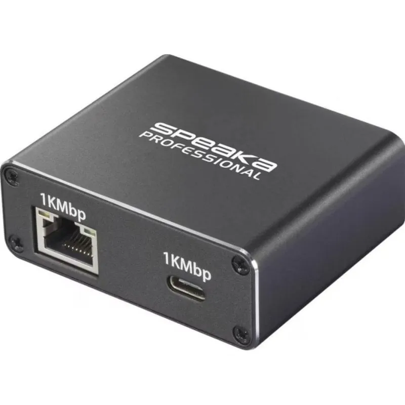 Divisore di rete SpeaKa Professional 1× RJ45 2× uscite RJ45/USB-C 125 MB/s - immagine 1