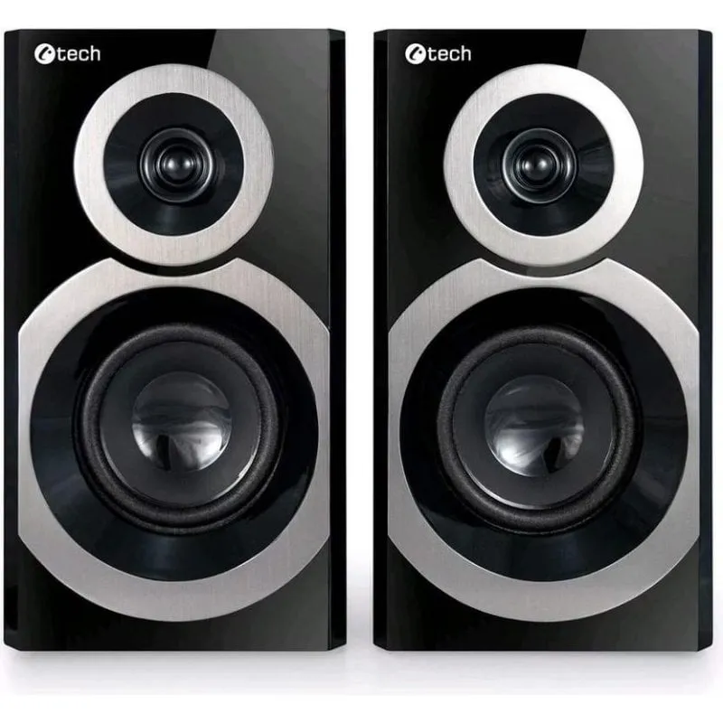 Altoparlanti C-Tech PC 3,5 mm 20 W RMS con uscita cuffie - immagine 1