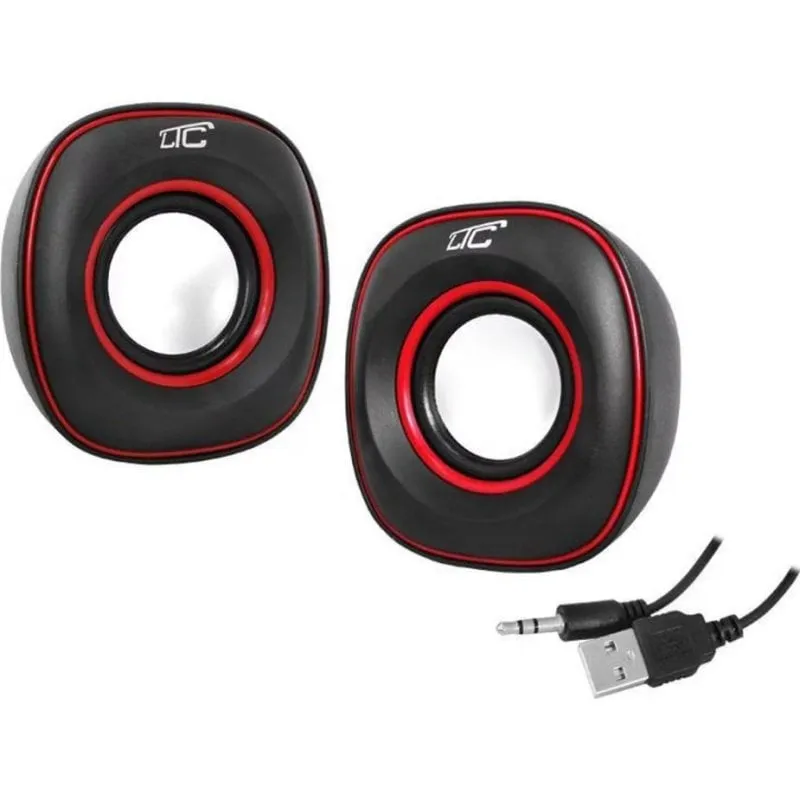 Altoparlanti LTC compatti USB 5W con telecomando e ingresso jack - immagine 1