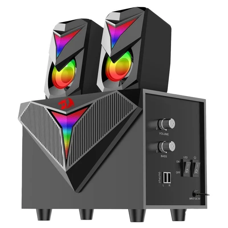 Altoparlanti Redragon GS700 Tocatta USB 11W con subwoofer e illuminazione RGB - immagine 1