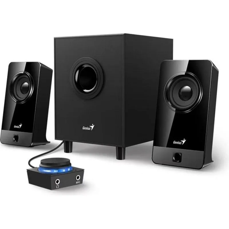 Altoparlanti Genius 2.1 con connessione jack 3,5 mm e potenza 10 W - immagine 1