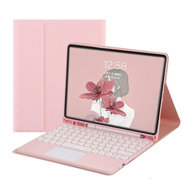 Custodia Royal Bailey TY12C Bluetooth Tastiera iPad 10.2 Air Pro Rosa - immagine 1