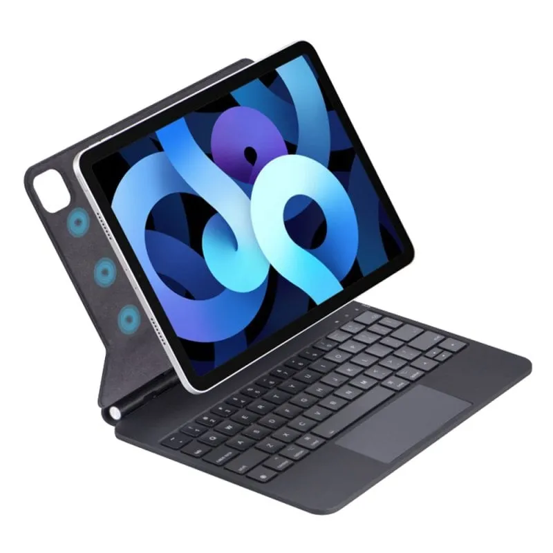 Custodia Royal Bailey Mk-x7 Tastiera Bluetooth iPad Air Pro 11 Nero - immagine 1