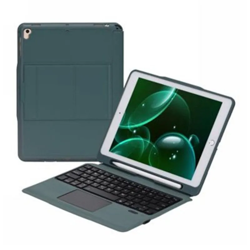 Custodia Royal Bailey T206 Tastiera Bluetooth iPad 10.2 Air Pro Verde - immagine 1