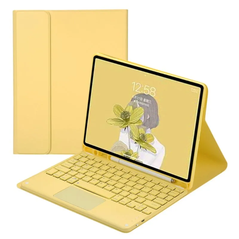 Custodia Tablet Royal Bailey TS97C Bluetooth Tastiera iPad 9.7 Giallo - immagine 1