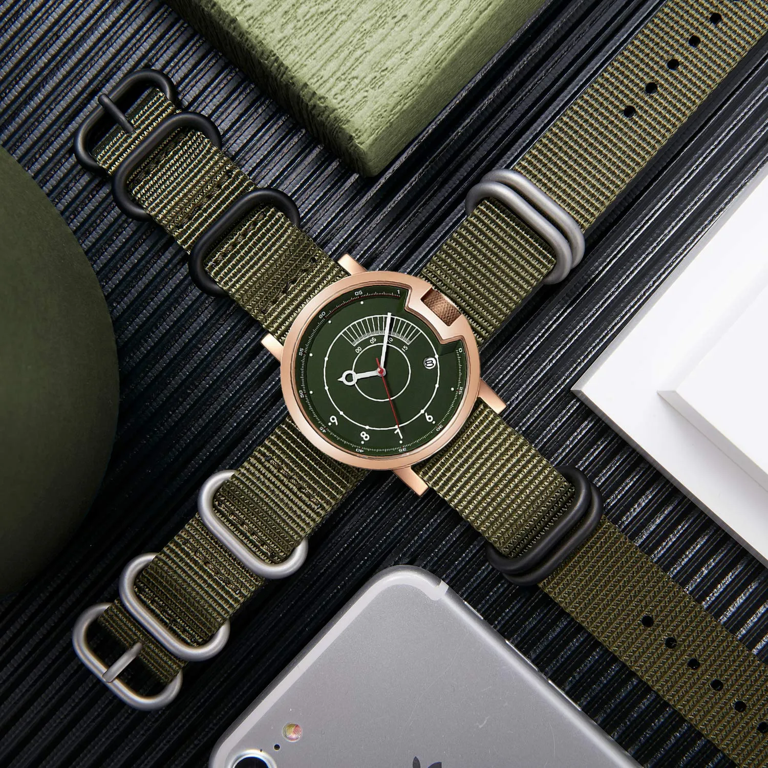 BINLUN Cinturino per Orologio in Nylon Cinturini Militare Premium Balistico Multicolori per Uomo Donna 18 mm 19 mm 20 mm 21 mm 22 mm 23 mm 24 mm con Fibbia in Acciaio Inossidabile Argento/Nero - immagine 4