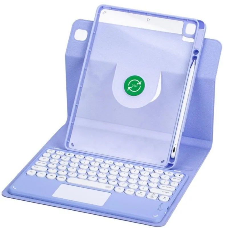 Custodia per tablet Royal Bailey PD-E209 Bluetooth Tastiera iPad 10.9 Viola - immagine 1