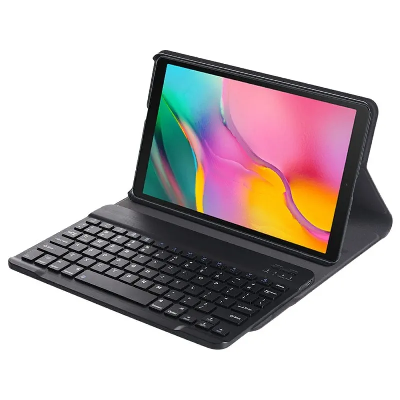 Custodia per Tablet Royal Bailey DY-T510 Bluetooth Tastiera Samsung Tab A 10.1 T510 T515 Nero - immagine 1