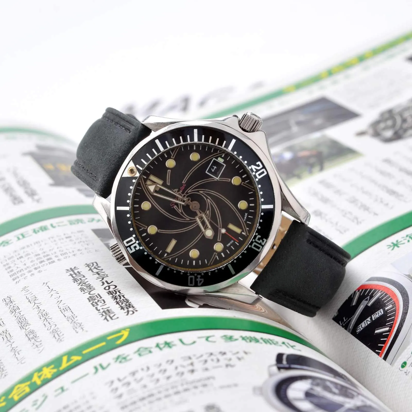 BISONSTRAP Cinturino Orologio 17mm, Cinturini di Ricambio in Pelle Vintage, Nero - immagine 8