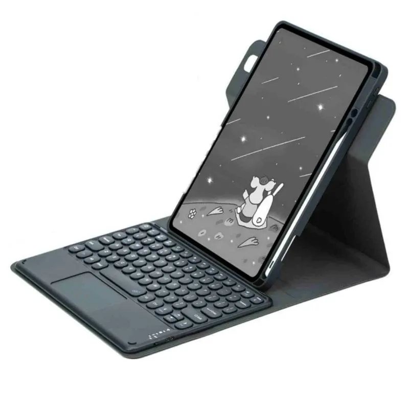 Custodia Royal Bailey PD-E211 con tastiera Bluetooth per iPad Pro 11 Nero - immagine 1