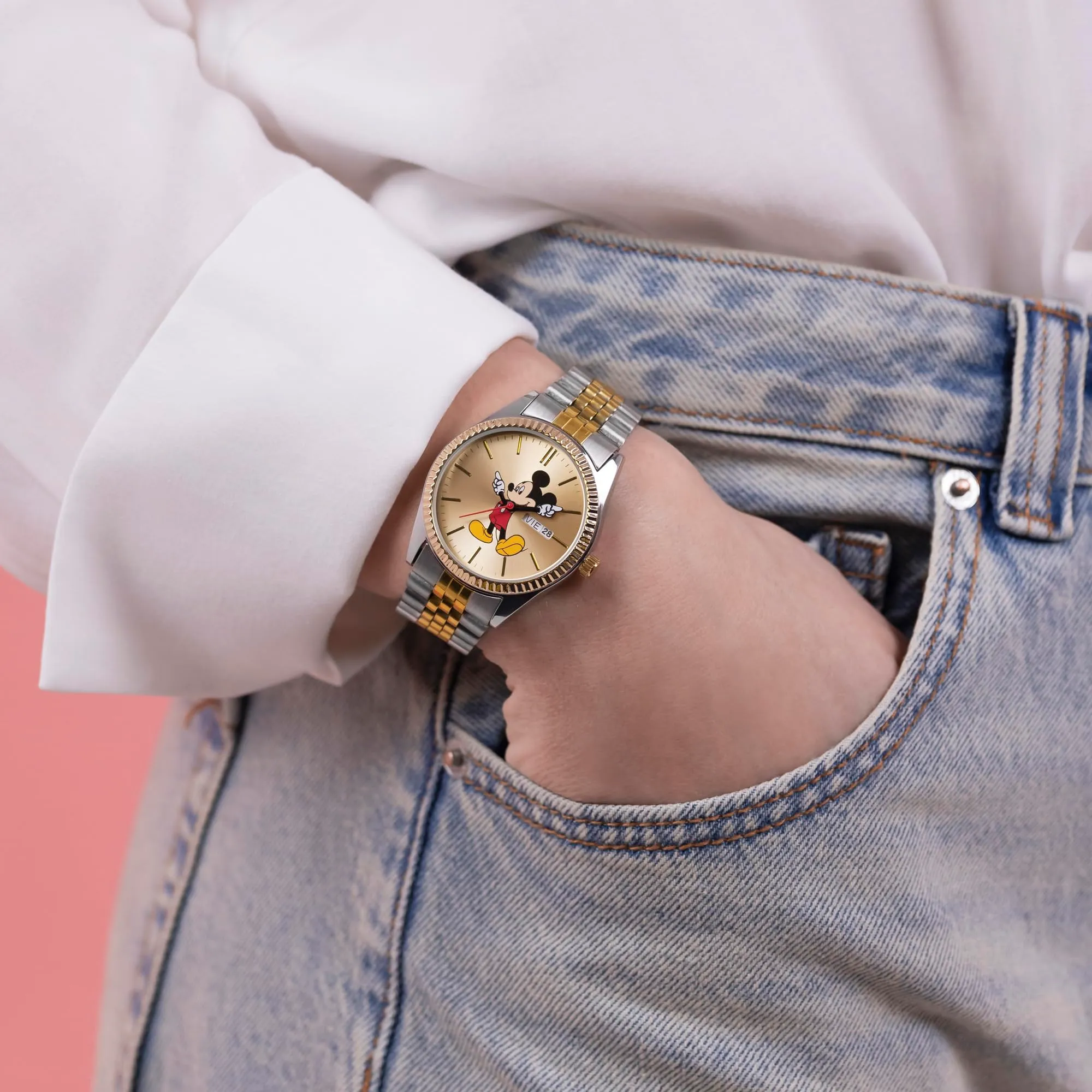 Disney Mickey Mouse MK8185 - Orologio da polso bicolore per bambini - immagine 3