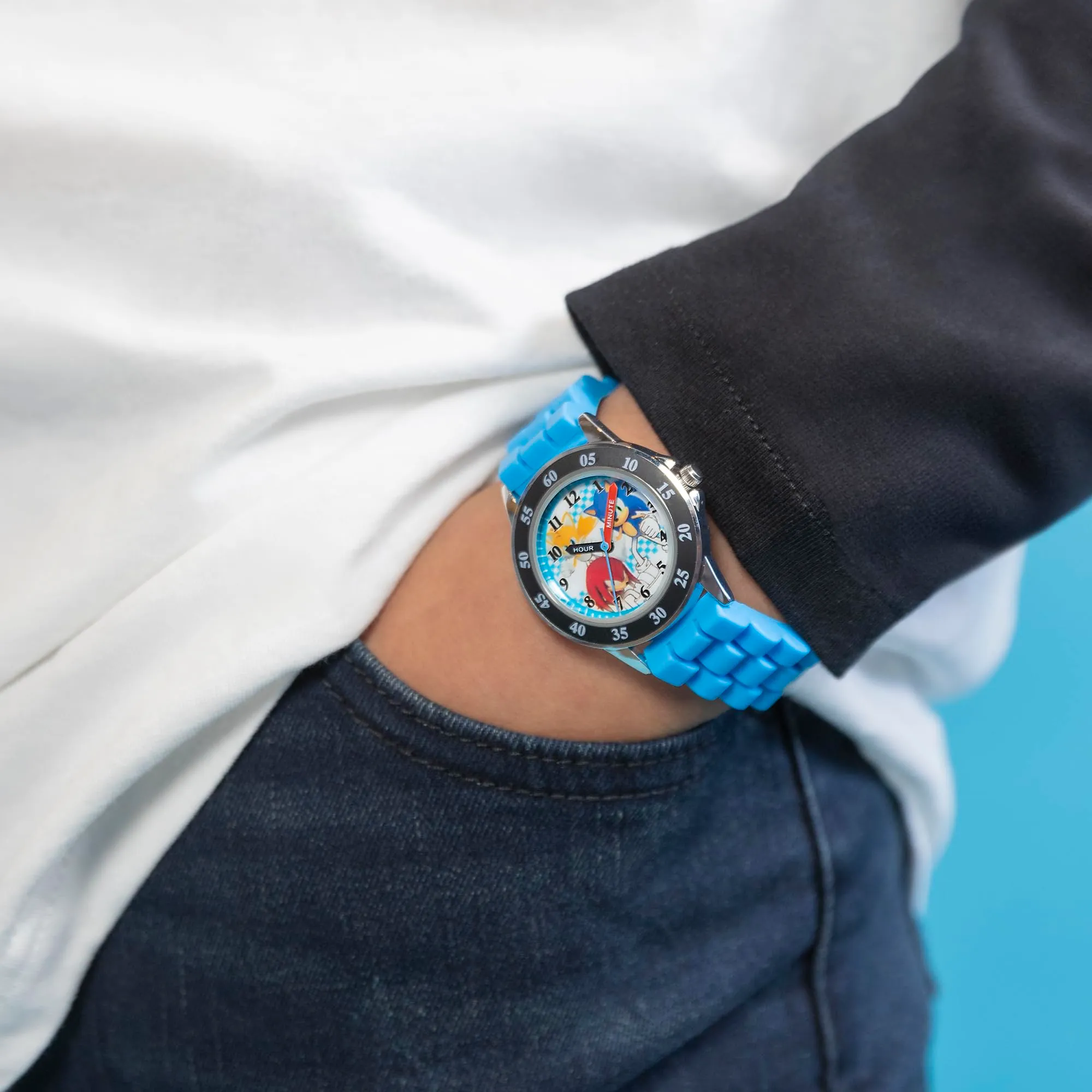 Sonic - Orologio Ragazzi, Blue Printed, SNC9038 - immagine 4