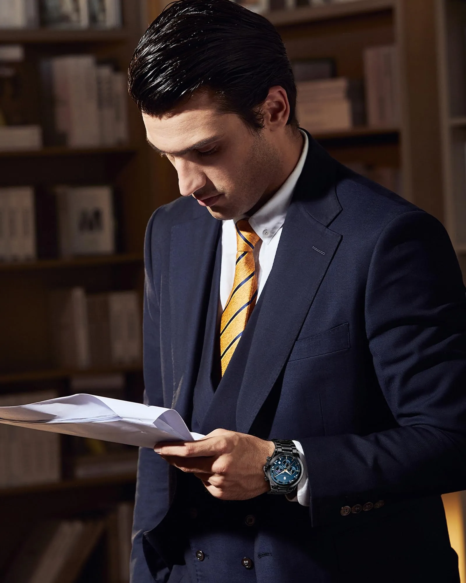 BENYAR BY Orologio da uomo quarzo analogico Cronografi Orologi uomo Regali - immagine 2