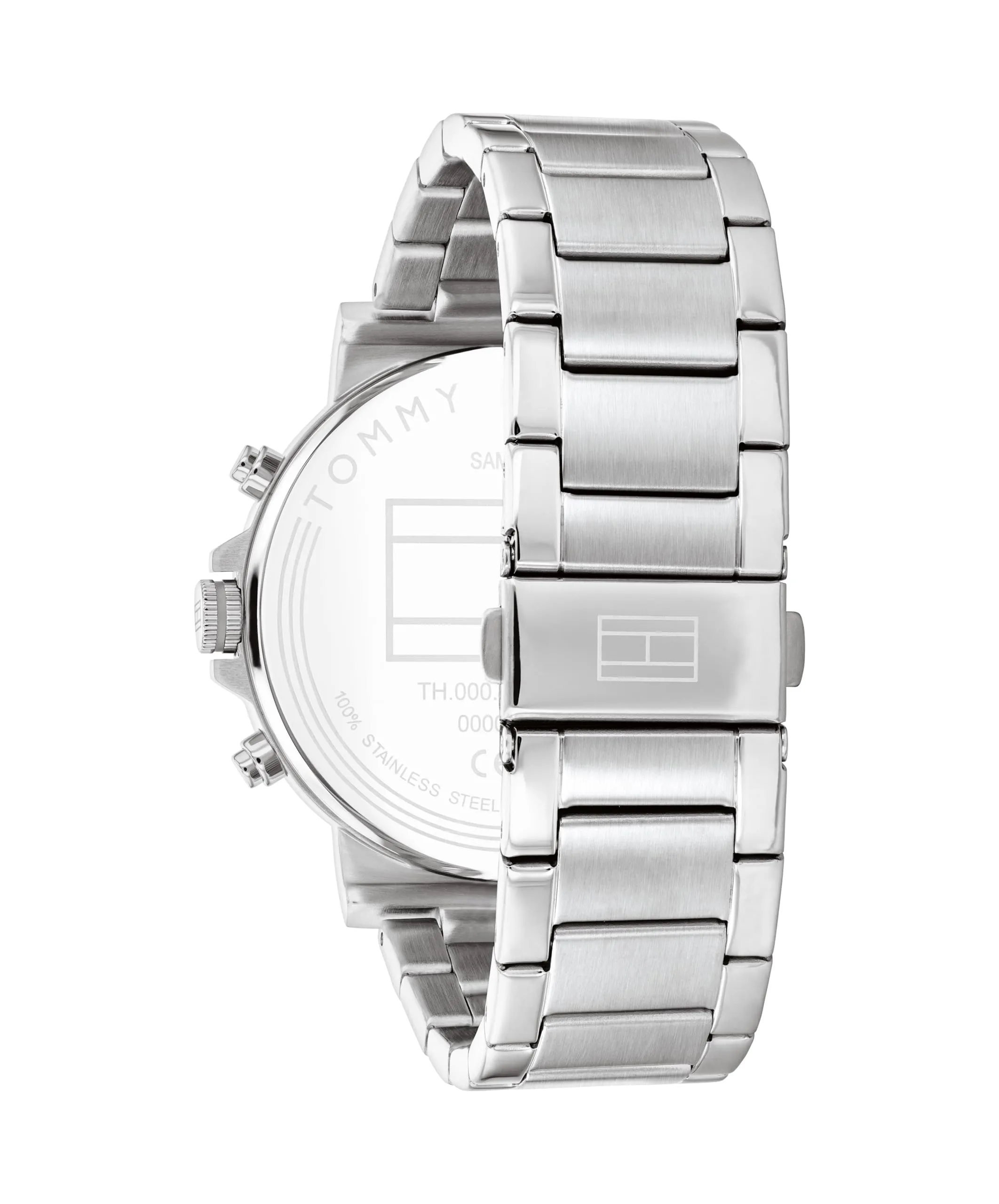 Tommy Hilfiger Orologio Analogico Multifunzione al Quarzo da Uomo con Cinturino in Acciaio Inossidabile Argentato - 1710604 - immagine 3