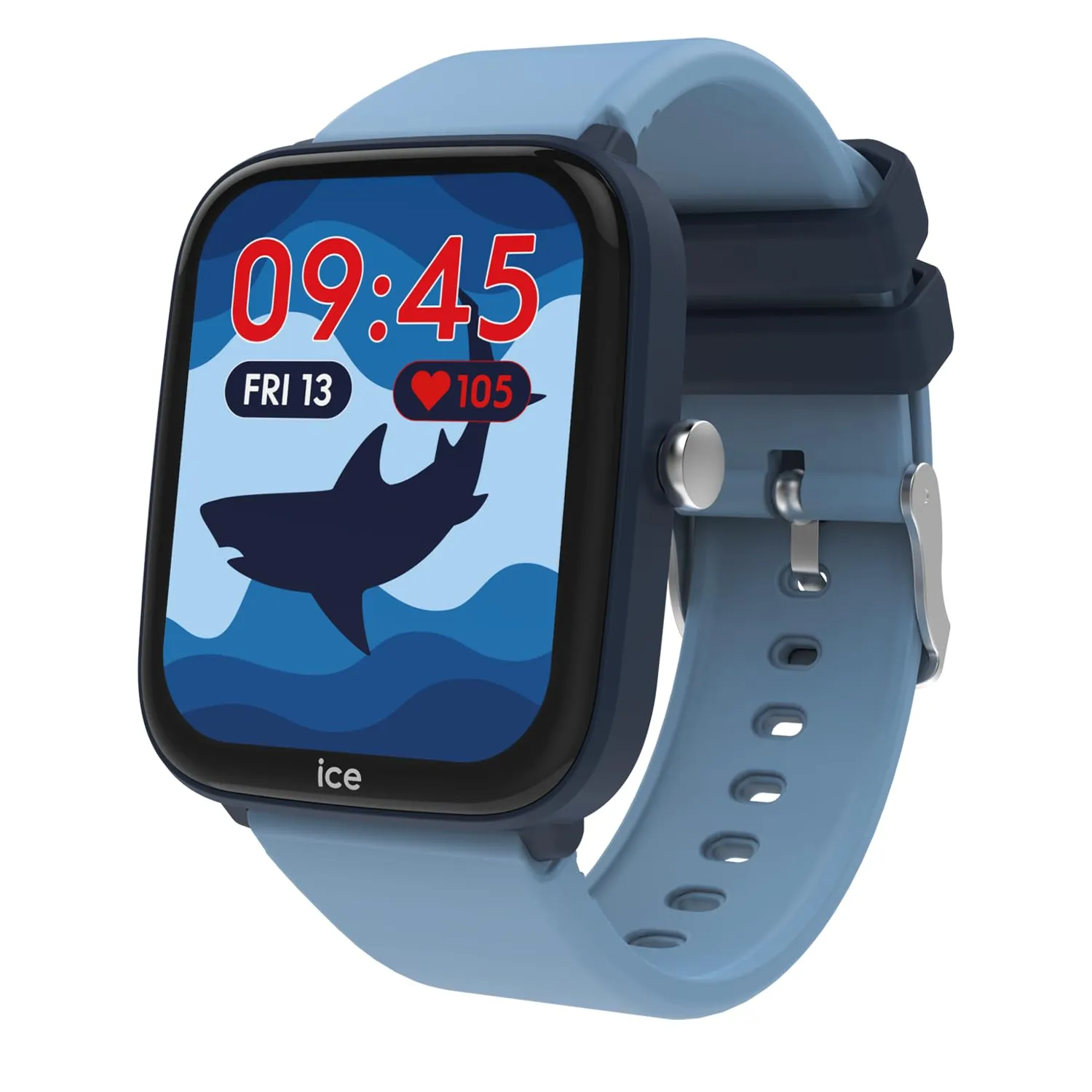 ICE-WATCH - ICE smart junior 2.0 Blue Light blue - Orologio connesso da bambino blu con cinturino in silicone azzurro - 022795 (1,75 inch) - immagine 2