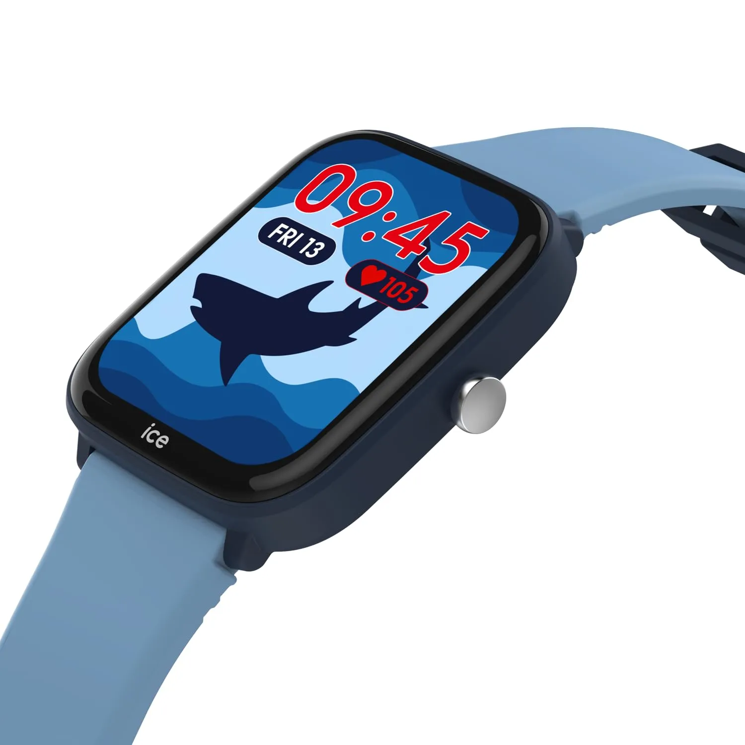 ICE-WATCH - ICE smart junior 2.0 Blue Light blue - Orologio connesso da bambino blu con cinturino in silicone azzurro - 022795 (1,75 inch) - immagine 3