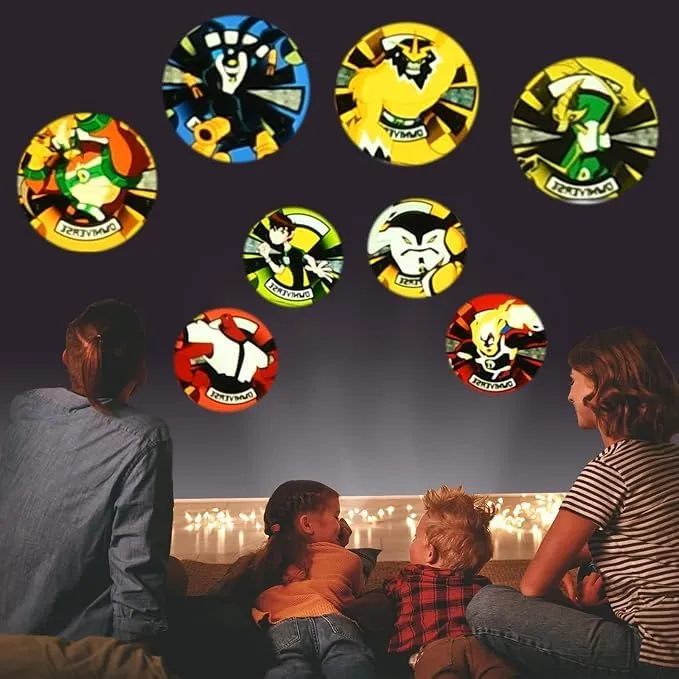 Mstnoixgc Orologio Bambino Cartoni, Orologio Proiettore Bambini, Orologio da Polso Proiettore, Orologio Giocattolo per Bambini, con 8 Motivi di Proiezione,per Giochi di Ruolo per Ragazzi e Ragazze - immagine 5