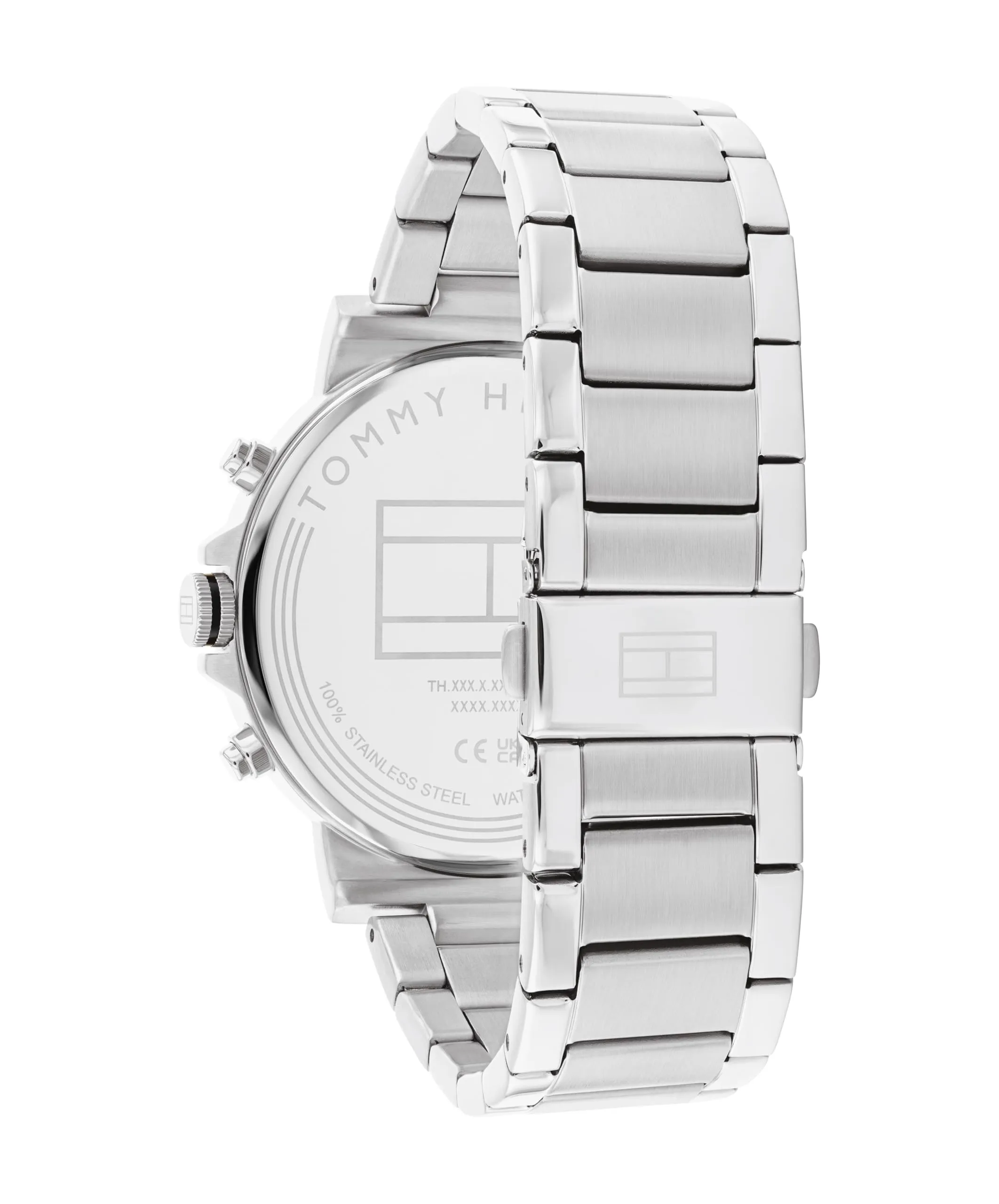 Tommy Hilfiger Orologio Analogico Multifunzione al Quarzo da Uomo con Cinturino in Acciaio Inossidabile Argentato - 1710667 - immagine 3