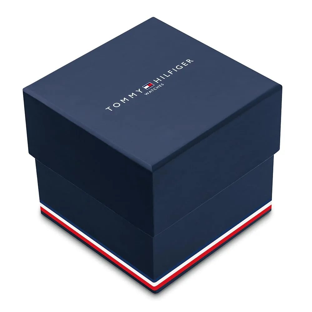 Tommy Hilfiger Orologio Analogico Multifunzione al Quarzo da Uomo con Cinturino in Acciaio Inossidabile Argentato - 1710667 - immagine 5