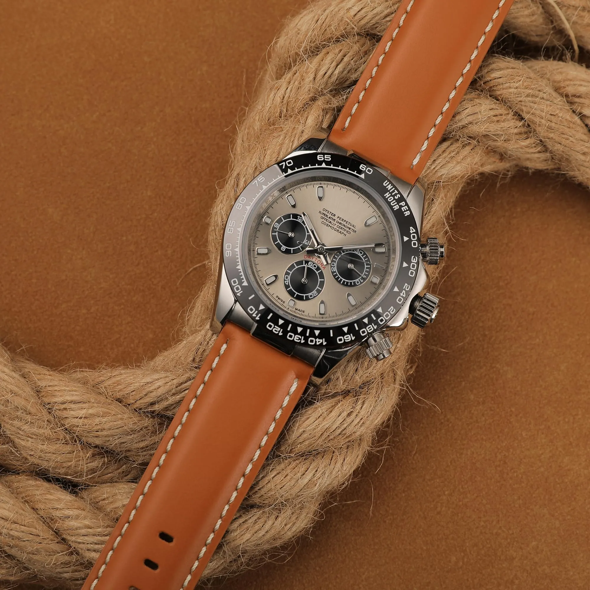 CORROPELLE Cinturini Orologio in Pelle a Sgancio Rapido 18mm 19mm 20mm 21mm 22mm, Elegante Cinturino Vera Pelle Alta qualità Cinturini Ricambio per Uomo Donna, Orologio e Smartwatch - immagine 6