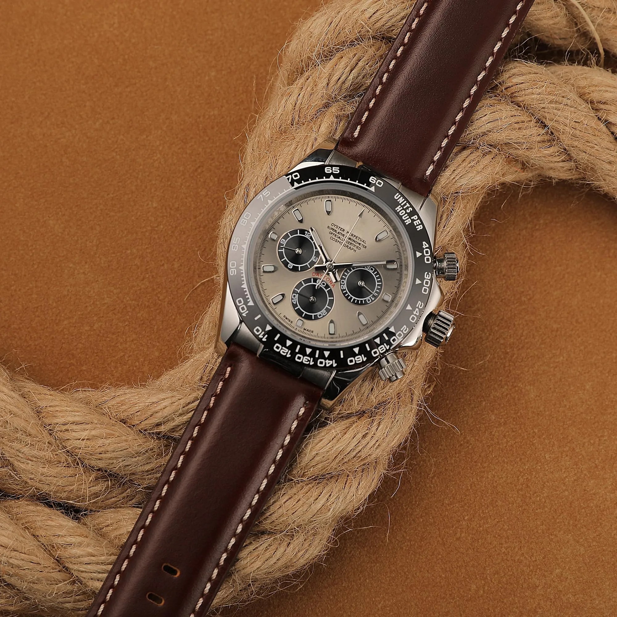 CORROPELLE Cinturini Orologio in Pelle a Sgancio Rapido 18mm 19mm 20mm 21mm 22mm, Elegante Cinturino Vera Pelle Alta qualità Cinturini Ricambio per Uomo Donna, Orologio e Smartwatch - immagine 6