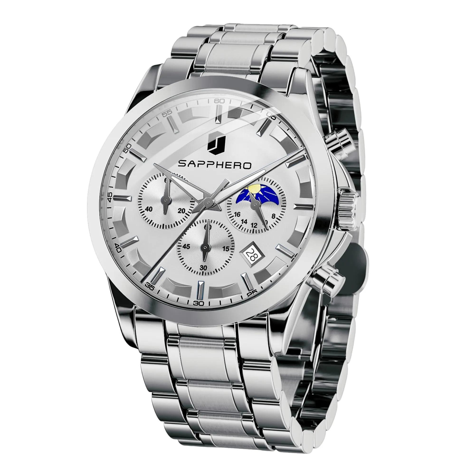 BENYAR BY Orologio da uomo quarzo analogico Cronografi Orologi uomo Regali - immagine 1