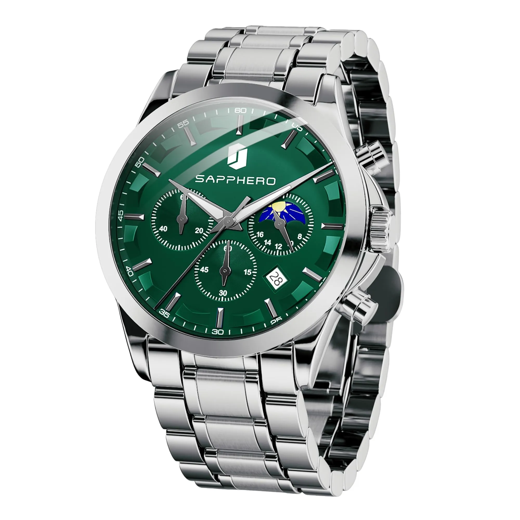 BENYAR BY Orologio da uomo quarzo analogico Cronografi Orologi uomo Regali - immagine 1