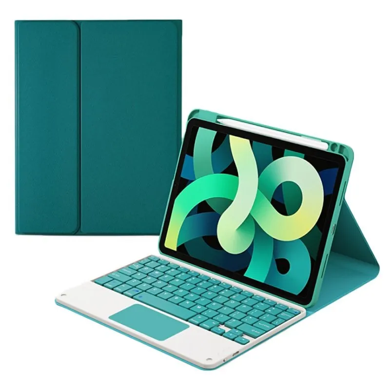 Custodia per Tablet Royal Bailey HK209C Bluetooth Tastiera iPad 10.9 Verde - immagine 1