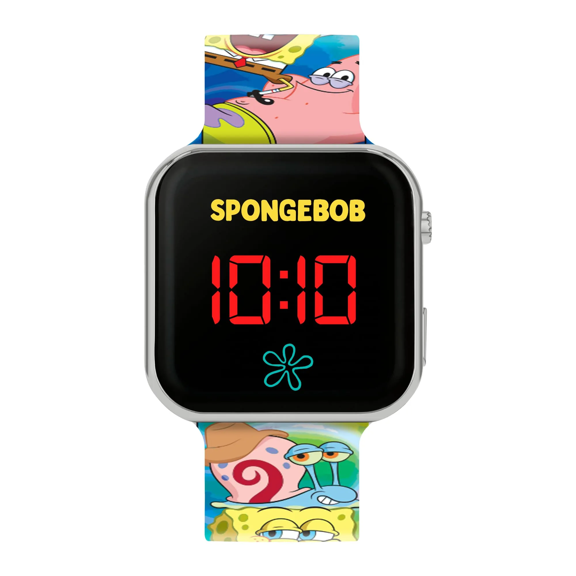 Accutime SpongeBob Squarepants SGB4160 Orologio LED multicolore con cinturino stampato - immagine 1