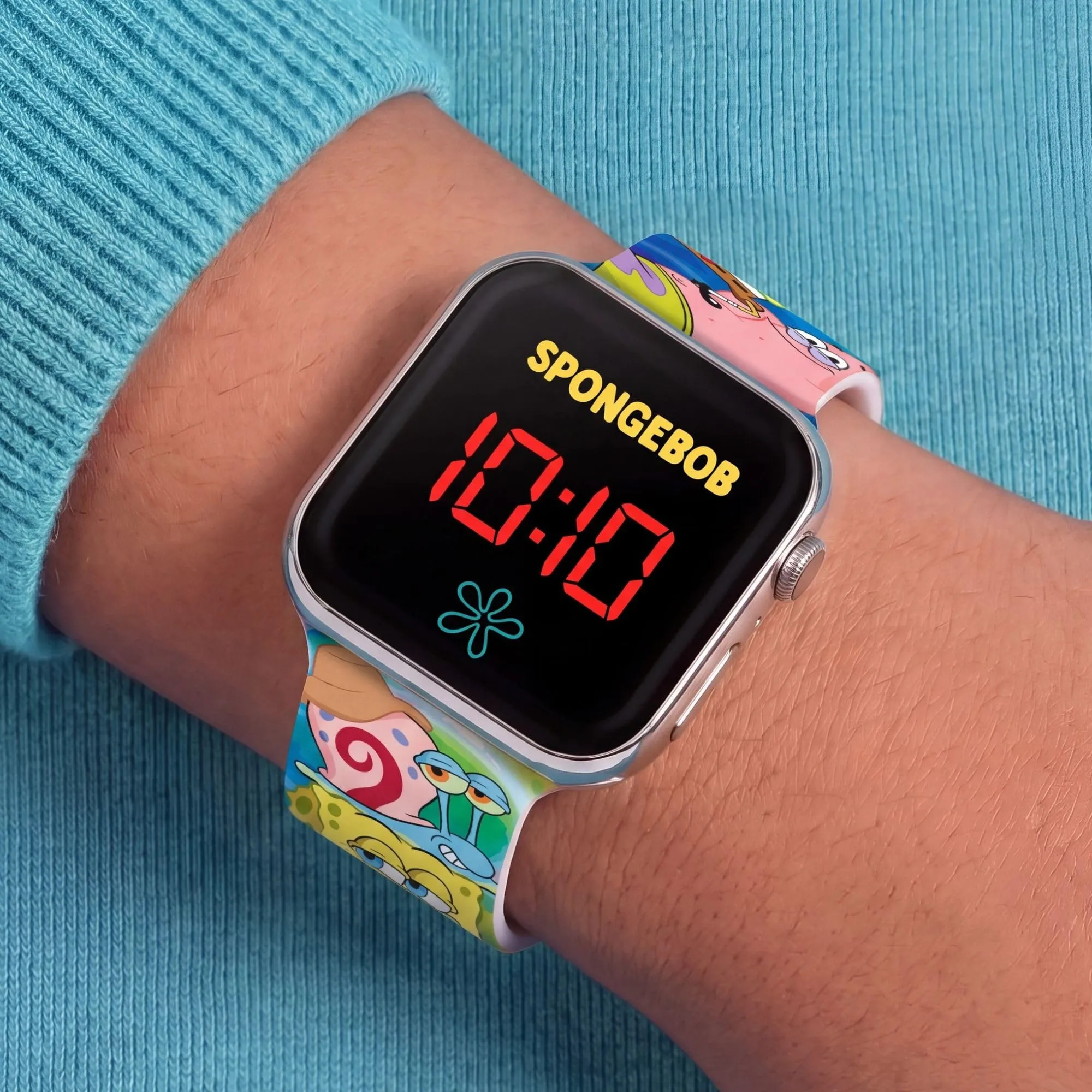 Accutime SpongeBob Squarepants SGB4160 Orologio LED multicolore con cinturino stampato - immagine 2