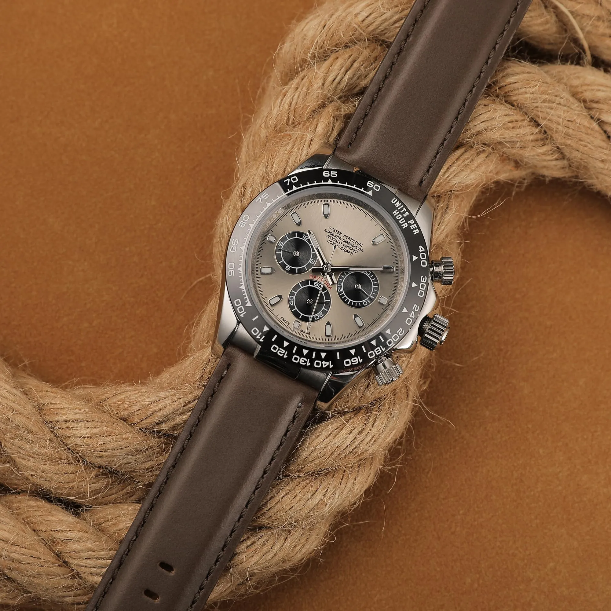 CORROPELLE Cinturini Orologio in Pelle a Sgancio Rapido 18mm 19mm 20mm 21mm 22mm, Elegante Cinturino Vera Pelle Alta qualità Cinturini Ricambio per Uomo Donna, Orologio e Smartwatch - immagine 6