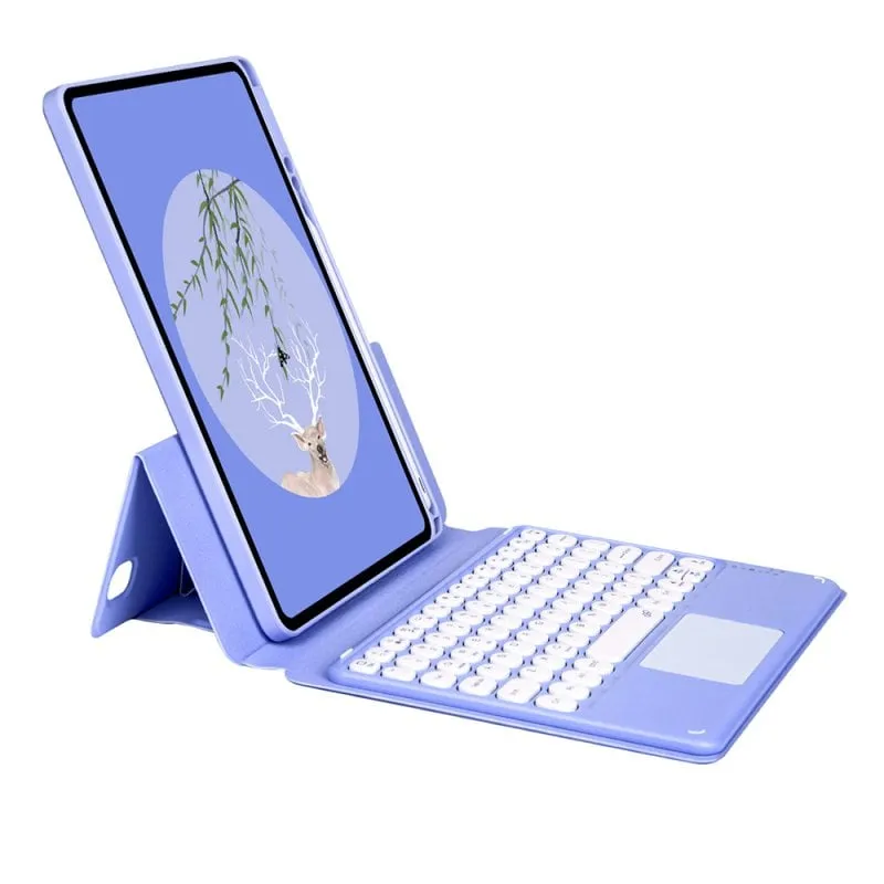 Custodia Royal Bailey SY209C per iPad 10.9 Tastiera Bluetooth Viola - immagine 1