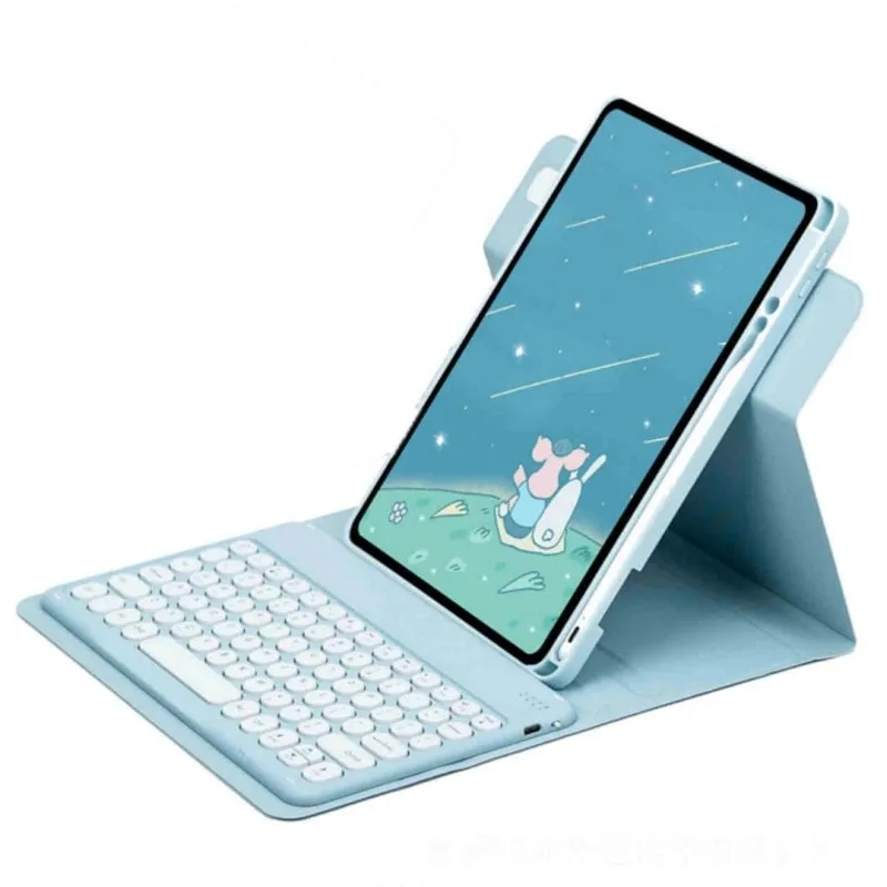 Custodia per tablet Royal Bailey PD-D211 Tastiera Bluetooth QWERTY Verde - immagine 1