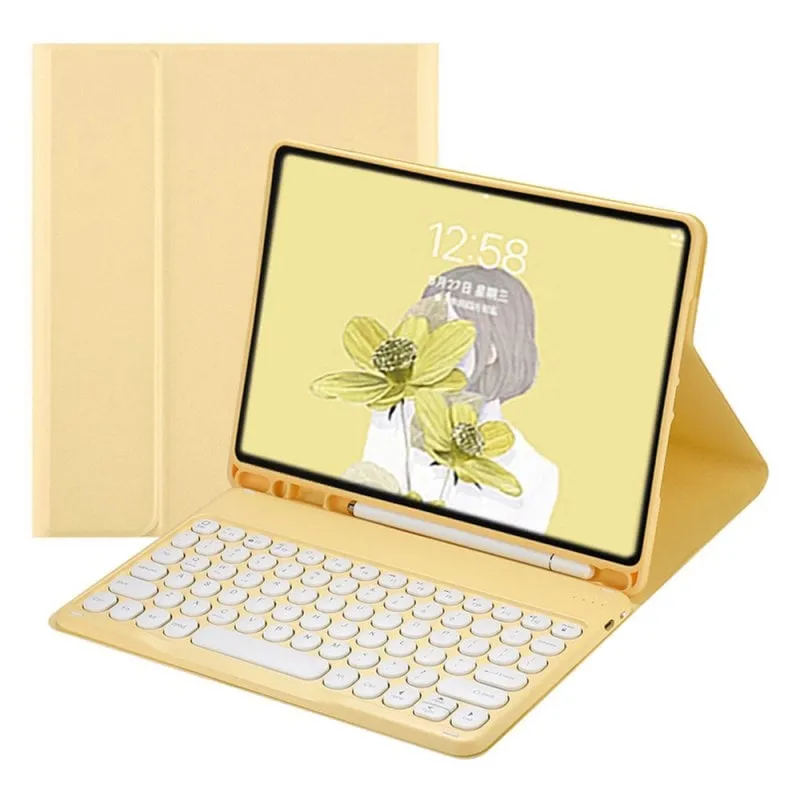 Custodia Royal Bailey TS209 Bluetooth Tastiera per iPad 10th 10.9 Giallo - immagine 1