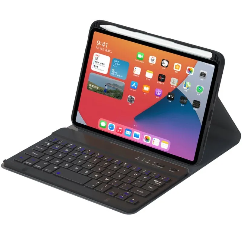 Custodia per tablet Royal Bailey HK006 Bluetooth Tastiera iPad mini 6 Nero - immagine 1