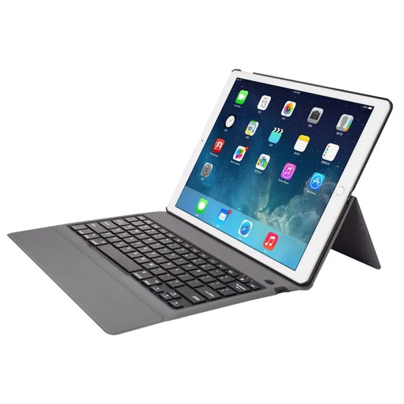 Custodia Tablet Royal Bailey JP227 Bluetooth Tastiera iPad Pro 12.9 Nero - immagine 1